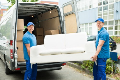 House movers helping with a residential move in Whitton