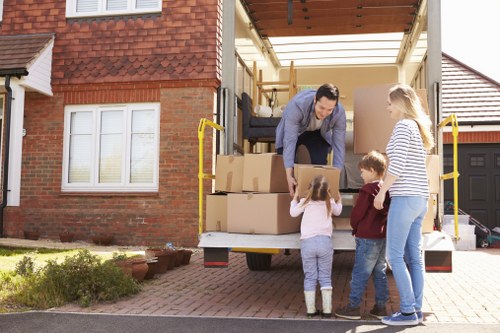 Removal van supporting a house move in Whitton