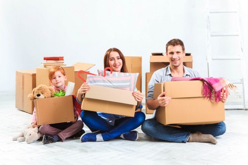 Commercial moving team planning a business relocation in Whitton