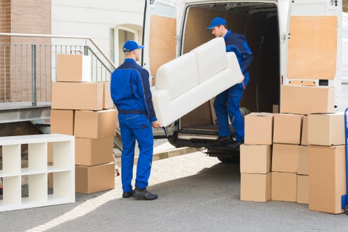 Local removalists handling furniture for a Whitton household move