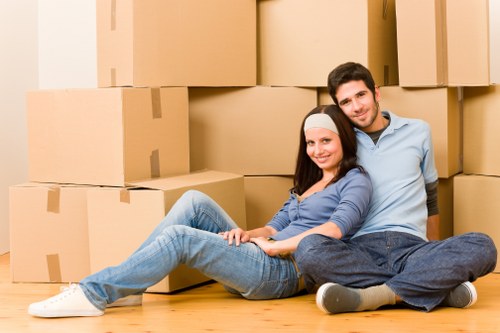Whitton home move with boxes and furniture transport