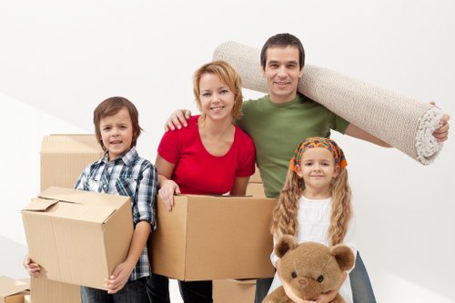 Professional moving van loading support for Whitton customers
