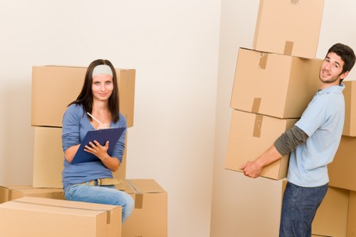 Furniture transport during a Whitton house move